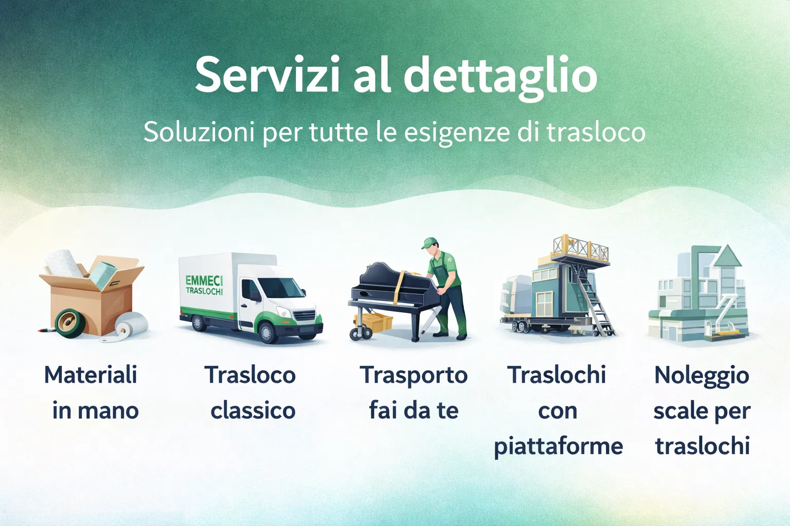 Servizi al dettaglio MC Traslochi